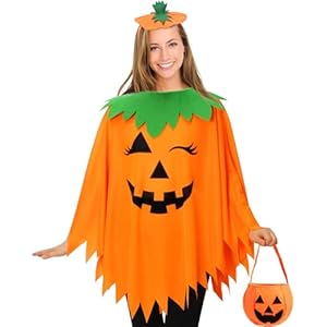 Snwquik 3 PCS Pumpkin Costume for G...