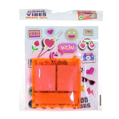 LE DUE - Paleta Iluminador Good Vibes | Tres Tonos de Larga Duración | Personalizable y Fácil de Aplicar