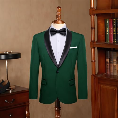 Image of Barry. Wang Men's Sport Coats & Blazers Flower Suit Jacket 1 Button Paisley Tuxedo Mardi Gras Carnival Parade Gift