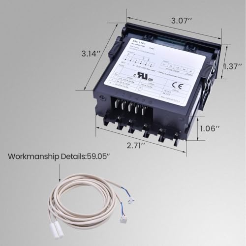 Contrôleur de température électronique réfrigération panne solution capteur 080G3491 - 7