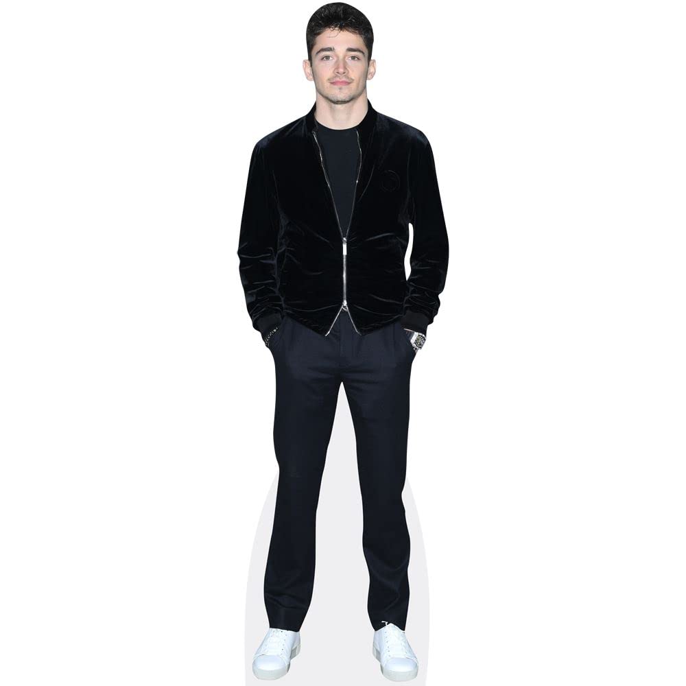 Charles Leclerc (Black Outfit) Mini Size Cutout