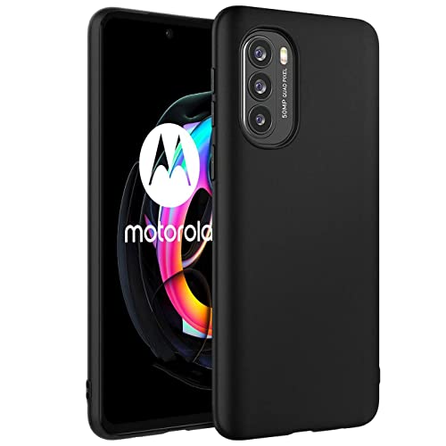 Verco Kompatibel mit Motorola Moto G31 Hülle, Moto G41 Matte Rückschale Schutzhülle für Motorola G31 / G41 Hülle Silikon Handyhülle - Schwarz
