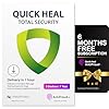 Quick Heal Total Security - 3 User's, 1 Years, AI Based Device Security for Windows PC, Dark Web Monitoring and Parental Control (Email Delivery in 1 Hour- No CD) + Get 6 month AntiFraud.