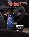 iZEEKER 1440P Dash Cam WiFi, 2.5K QHD Dashcam with Free 32GB Card, Mini Dash Camera with WDR, G-Sensor Emergency Recording, Loop Recording, 24H Parking Mode Supports, Voice Prompt - Image 6