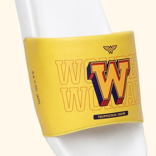 Image of YOHO Sliders for Women | Comfortable and Lightweight Slides | WB Cartoon & Comic Characters: Tom & Jerry, Big Bang Theory, Friends, Games of thrones and Wonder Woman Footwear for Girls