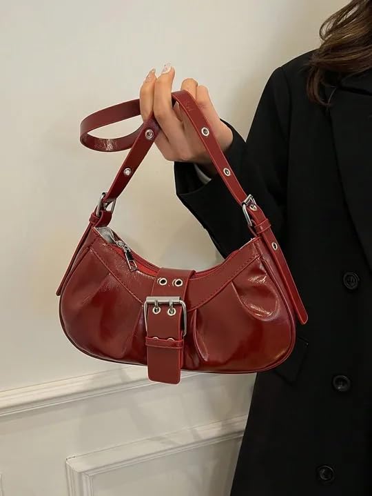 Image of HaveGlam Chunnt Ielit Stylish Leather-Finish Shoulder Bag Stylish Slingbag for Party, Travel & Shopping, Zip Closure Compact Purse Lightweight Handbag for Ladies & Girls