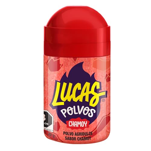 Lucas Powder Chamoy Flavored Candy, 0.71oz - 10 Pieces Pack for Treats, Fruit, Parties, Authentic Mexican Candy, Sweet, Sour & Spicy Chamoy Powder - image 4