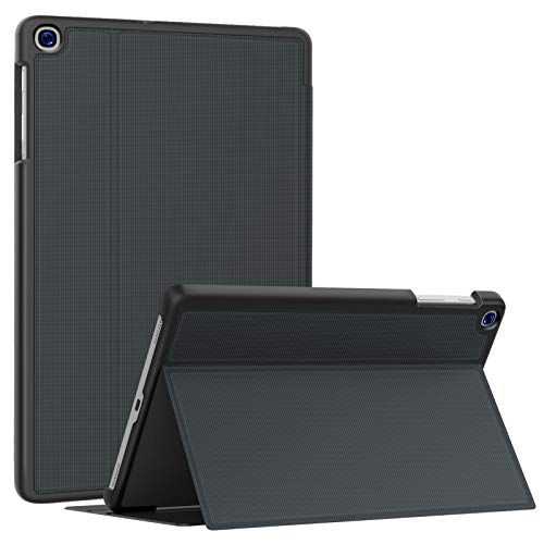 Soke Galaxy Tab A 10.1 Case 2019, Premium Shock Proof Stand Folio Case,Multi- Viewing Angles, Soft TPU Back Cover for Samsung Galaxy Tab A 10.1 inch Tablet [SM-T510/T515/T517],Dark Grey