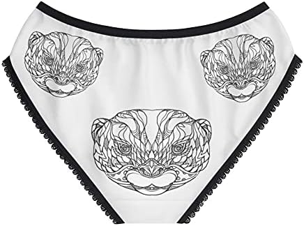Oriental Small-Clawed Otter Panties, Underwear, Briefs, Cotton Briefs, Funny Underwear, Panties For Women