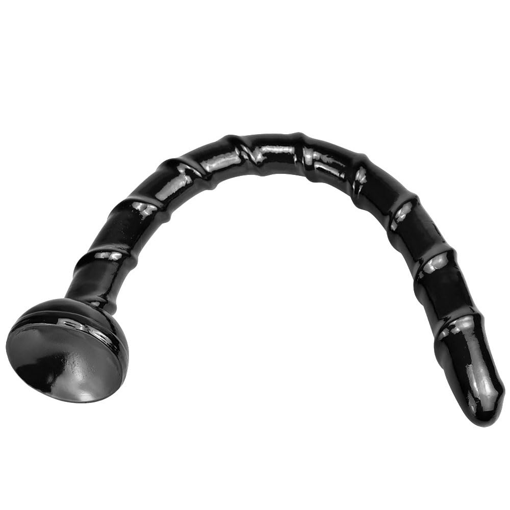 Dildo anale super lungo con ventosa, plug anale in silicone, masturbazione vaginale, ano, grande, massaggiatore for orgasmo del punto G, giocattolo sessuale for donne