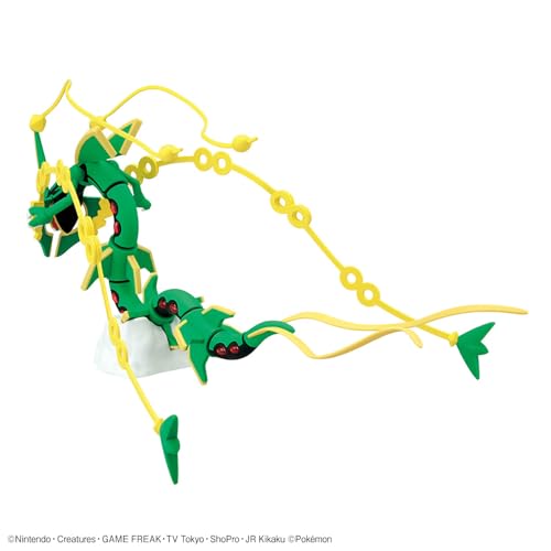 BANDAI SPIRITS Pokemon Plamo Collection 61 Select Series Mega Rayquaza Color-Coded Plastic Model by BANDAI SPIRITS - Used condition - Image 4
