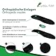 Green Feet Maximum Support Fersensporn Einlagen, orthopädische Schuheinlage für Spreizfuß und Senkfuß, Größe 43-44