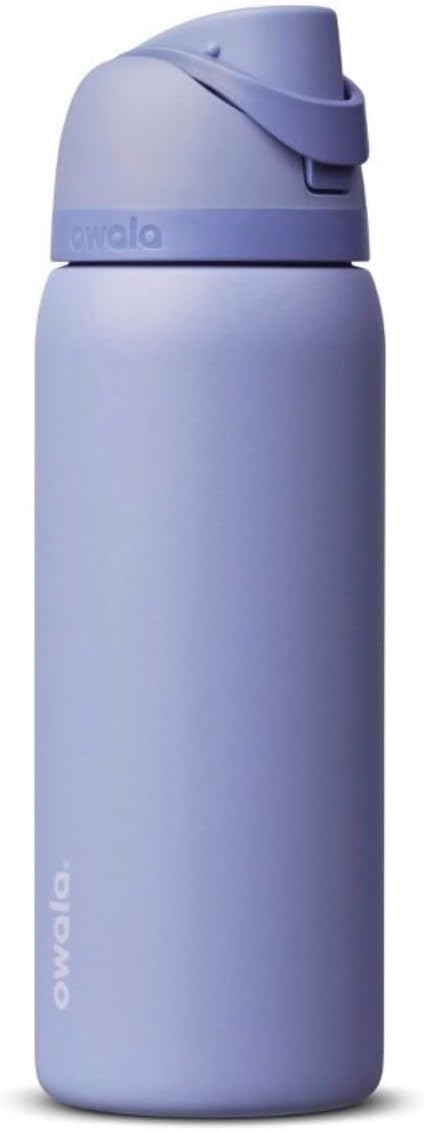 Owala FreeSip Stainless Steel Water Bottle, Out of the Blue, 32oz
