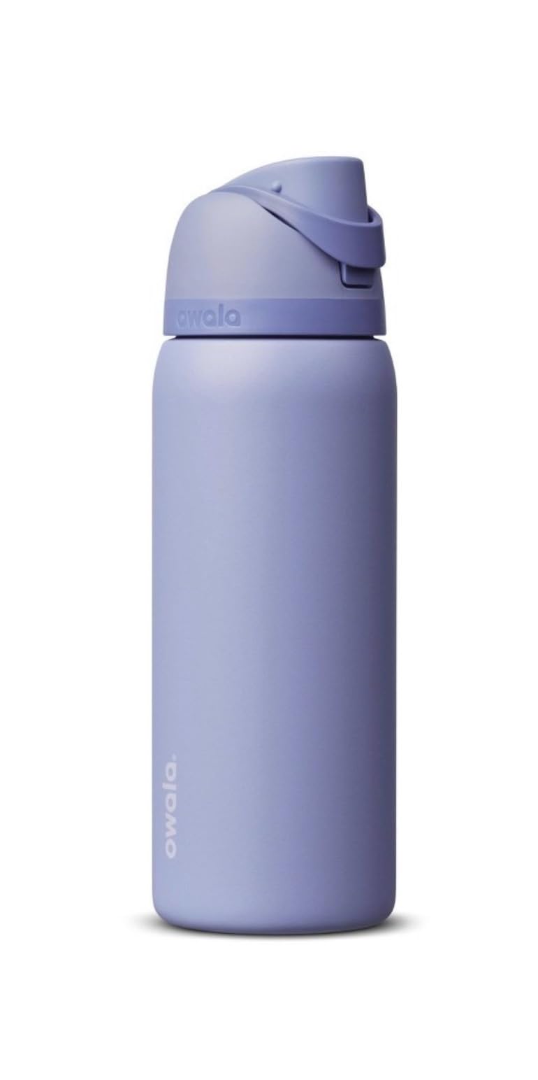 Owala FreeSip Stainless Steel Water Bottle, Out of the Blue, 32oz