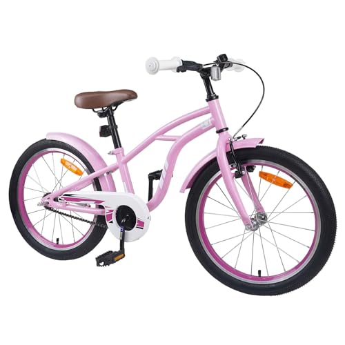 Vélo enfant blanc réglable pour rouler en sécurité avec freins efficaces