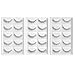 Fake Nature Eyelashes, FFLEMON 15 Pairs False Eyelashes, 3 Styles Multi pack in bulk, Super Nature Soft Invisible Stem Lashes, Reusable (W15-1)