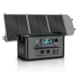 CTOLITY AP1000 (2026 Nuovo) Generatore con 100W Pannello Solare, Centrale Elettrica Portatile 1024Wh, uscita CA da 1800W, 35% Più Piccolo, Ideale per Campeggio, Emergenze, Alimentazione di Backup