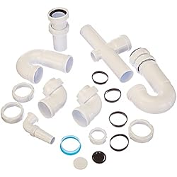 Desague Fregadero No Traga Jimten 007028 Sifón Fregadero Curvo Doble S-30 1,1/2