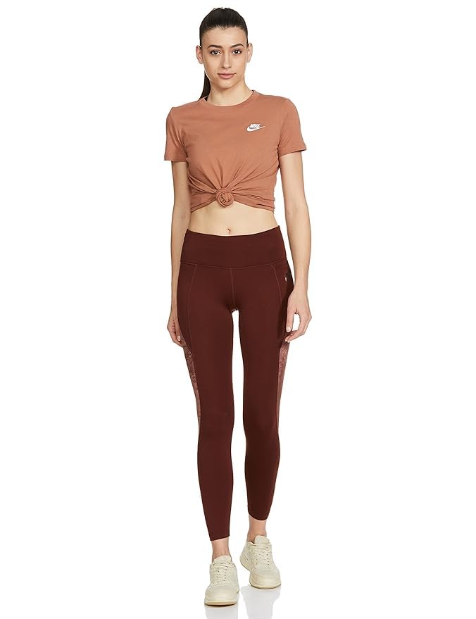 Image of Nike Women High Rise Regular Fit Tights