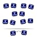 LITKO Double-Sided Veteran Ship Tokens | Compatible with Star Wars: Armada | Ready | Exhausted | Translucent Blue | 10 Pack