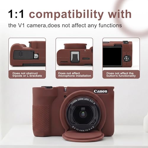 Funda para cámara Canon PowerShot V1 en silicona miniatura 3