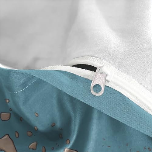 Housse de couette 3D microfibre ultra douce contre la transpiration - 8
