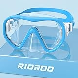 RIOROO Taucherbrille Kinder, 180° HD Panorama, Anti-Nebel & Leck-proof Schwimmbrille, geeignet für Kinder im Alter von 4-16 Jahren