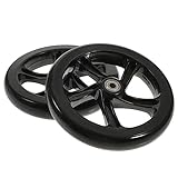 Toddmomy 2 Piezas De Ruedas Para Patineta Accesorios Para Andador Piezas Para Andador Ruedas Elásticas Para Patinete Grande Ruedas Para Andador Ruedas Para Patinete Eléctrico Ruedas