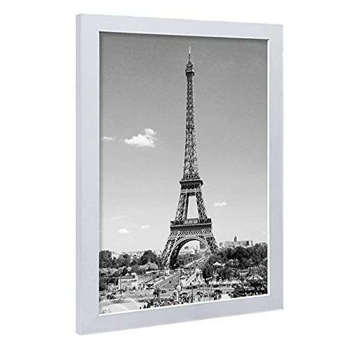 Image of VCK 13x19 Frames 3 Pack, White Poster Frame MDF Wood with Polished Plexiglass, Wall Mounting Horizontal & Vertical Display