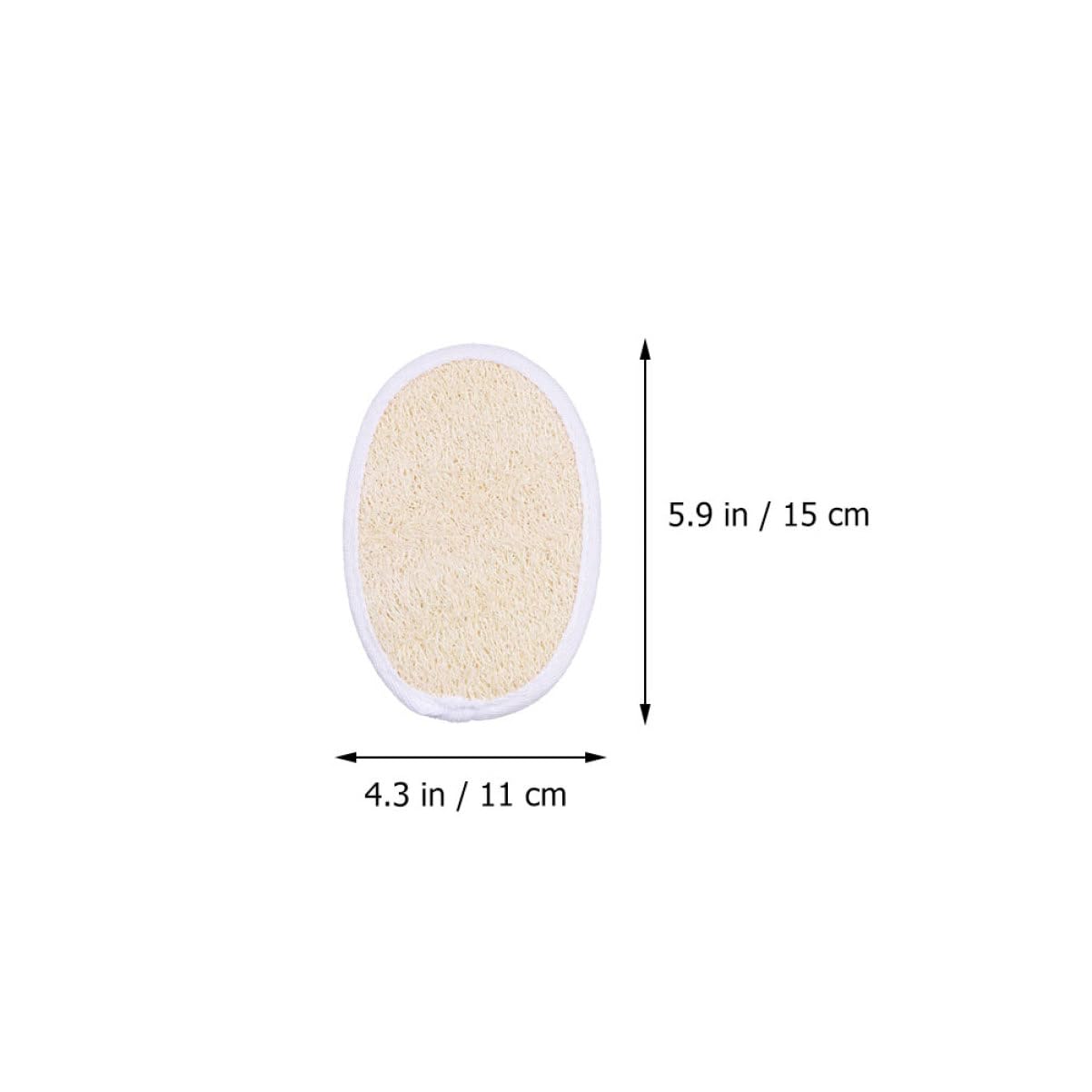 Didiseaon 12pezzi Spugne Esfolianti Loofah Naturale Per Doccia Spazzola Per Massaggio e Pulizia Corpo Per Uso Quotidiano e Relax Bagno