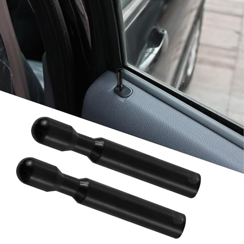 QZTYTY 2PCS Car Door Lock Knobs, Door Lock Pins, FODZ-5421850-A Automotive Door Lock Pull Pin Replacement, Auto Interior Trim Door Lock Cover Lift Bolt Compatible with Ford Explorer F150 Taurus