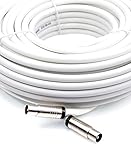 MAST DIGITAL YCAB01L Smedz 5 m TV Aerial Cable Extension Kit with Premium Fitted Compression IEC Male to Male Connectors - White - Image 3