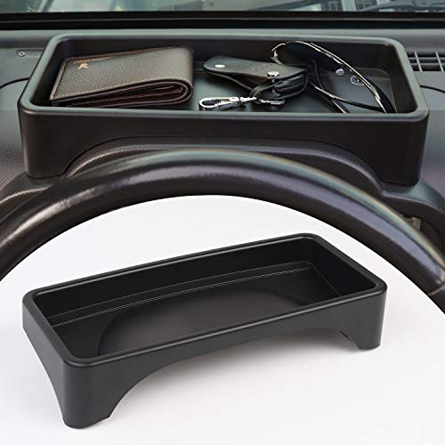 RT-TCZ JK Dashboard Storage Organizer Tray Phone Sunglasses Box Container for 2007-2010 Jeep Wrangler JK JKU Unlimited
