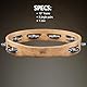 Meinl Traditional Tambourine TA1WB, 10, Single Row