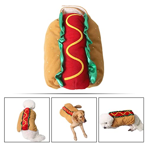 Disfraz para perro SUPVOX talla XXL color naranja miniatura 4