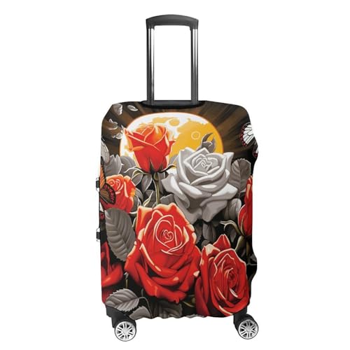 Sun-Soaked Colors Suitcase Covers Luggage Protector - Travel Elastic Baggage Case Protective, Washable Anti-scratch Large Suit Case Cover for Suitcases Fits 19-32 Inch Luggages S4