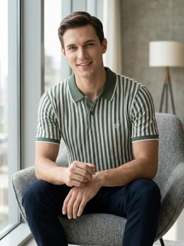 Image of Men Polo Cotton Rich Regular Fit Half Sleeves T-Shirt
