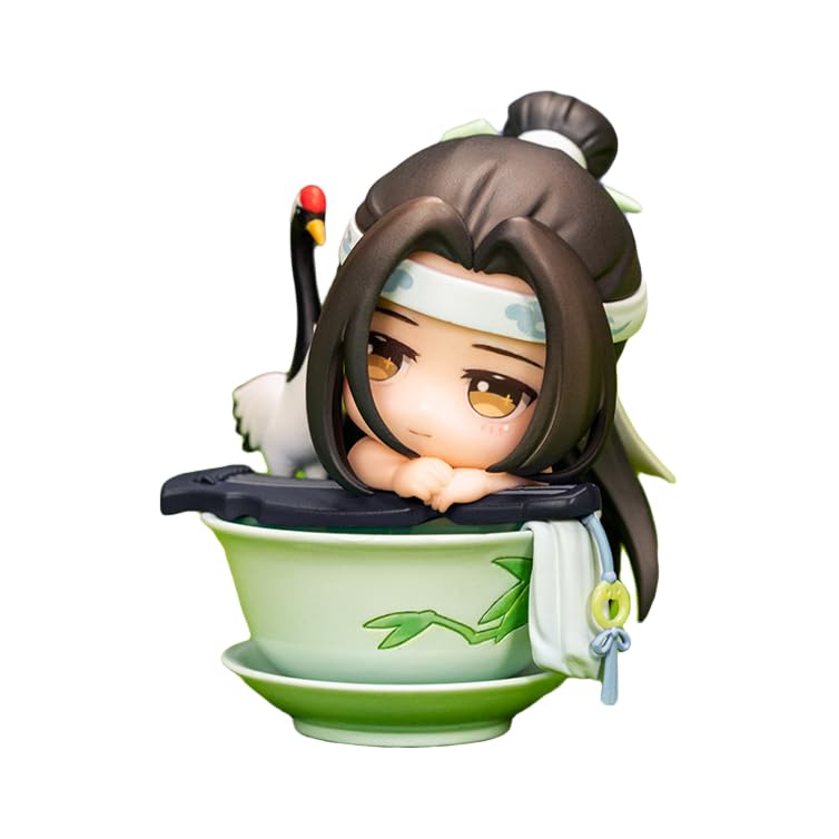 THE UNTAMEDMO DAO ZU SHI Desktop Decorations，Q Version Character Ornaments， Animation Peripheral Products (HE MING HAN GUANG)