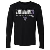 500 LEVEL Cecilia Zandalasini Golden State Valkyries Elite Long Sleeve Shirt (Black, Large)