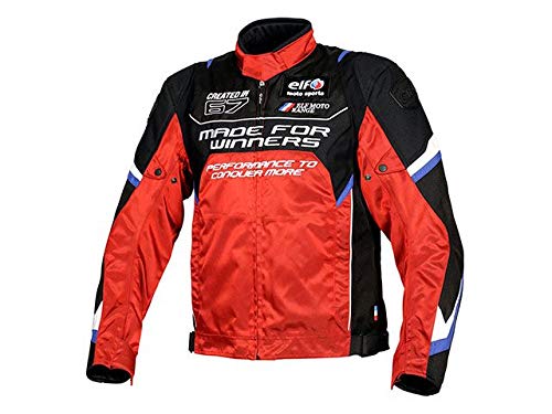 Amazon | [エルフ] バイク用ジャケット WPｳﾞｨｽﾄｰｿﾞｼﾞｬｹｯﾄ Red M