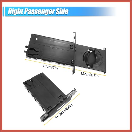 Set 3 piezas portavasos retráctiles para BMW Serie 3 E90-E93 miniatura 6