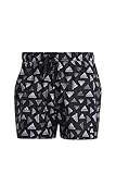 Innentaschen Adidas, Logo Print Clx Very, Badboxer, Schwarz-Weiss, XL, Mann