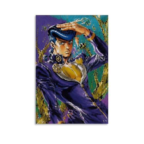 LIHAIXUAN Póster de héroe azul neón para pared, impresiones artísticas para decoración de pared, 50 x 75 cm, estilo sin marco