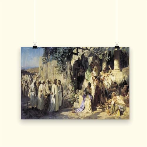 Tableau Christ et Marie Madeleine pour inspirer la sérénité - 2