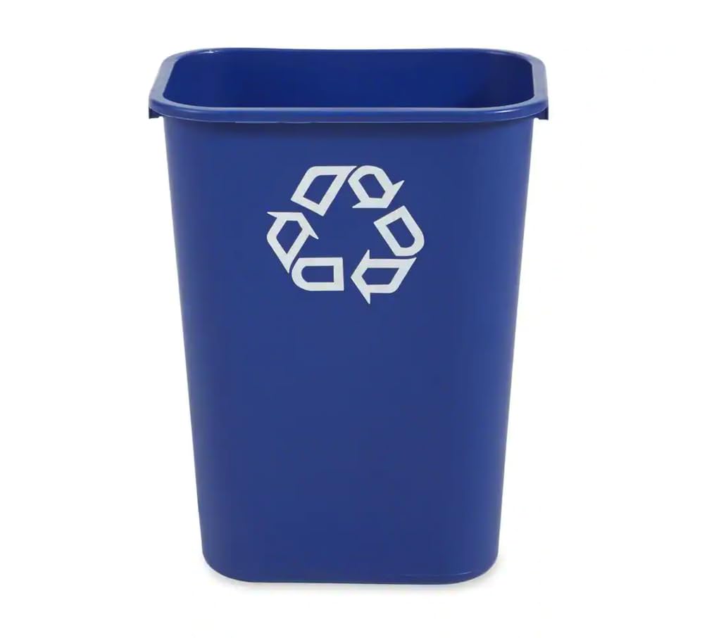 Blue 41-1/4 Qt. Large Deskside Recycling Bin IM39523