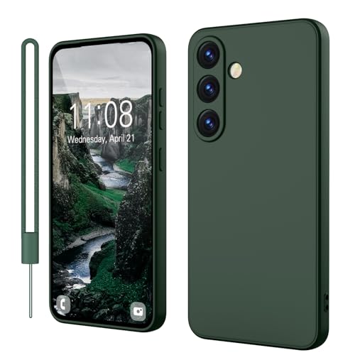 Andwing Hülle für Samsung Galaxy S24 FE, Handyhülle mit Weichem Kratzfestem Mikrofaserfutter, Rundumschutz Schutzhülle für Samsung Galaxy S24 FE Grün Andwing Hülle für Samsung Galaxy S24 FE, Handyhülle mit Weichem Kratzfestem Mikrofaserfutter, Rundumschutz Schutzhülle für Samsung Galaxy S24 FE Grün