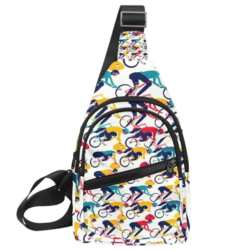 Sac à dos à bandoulière ergonomique pour running et voyage avec sangle réglable