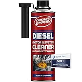 SYPRIN Pulitore Iniettori Diesel, ottimizza e pulisce iniettori, ugelli di iniezione, filtri antiparticolato Diesel, Dpf - additivo 1x500ml