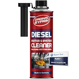 SYPRIN Pulitore Iniettori Diesel, ottimizza e pulisce iniettori, ugelli di iniezione, filtri antiparticolato Diesel, Dpf - additivo 1x500ml