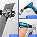 Metal Nibbler Drill Attachment - Electric Drill Shears Attachment Cutter Nibbler,Sheet Metal Cutter Tool Adapter Is Fit For Cutting Various Metals Materials Such As Aluminum, Iron.